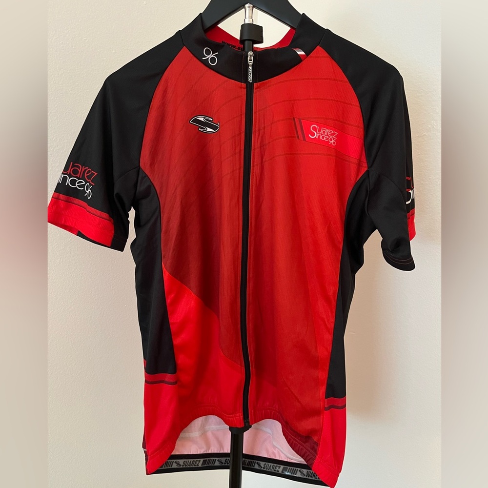 🚴 NWT Suarez Cycling Jersey – Red & Black Special Edition (Men's L)